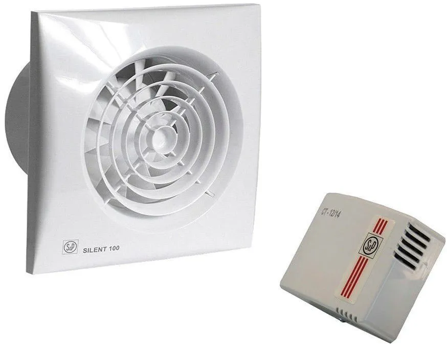 Накладной вентилятор Solar Palau KIT SILENT-100 CZ 12V + CT-12/14